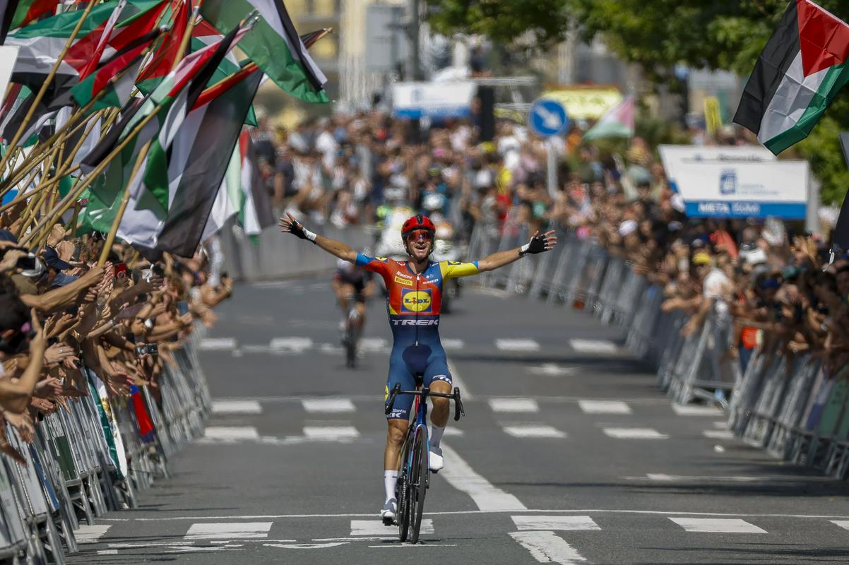 Ciccone v San Sebastianu do uspeha kariere, Roglič na 22. mestu