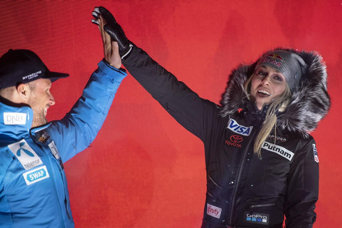 Svindal bo treniral Lindsey Vonn v olimpijski sezoni