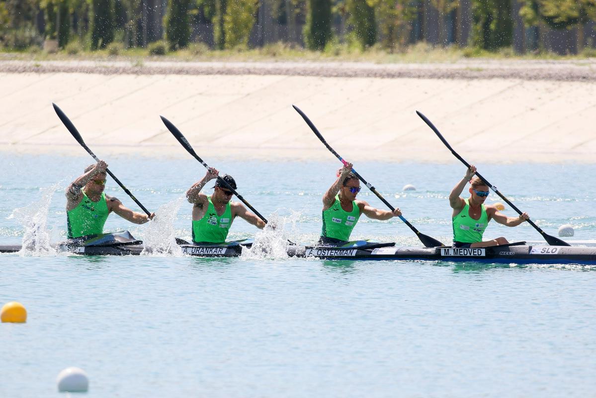 Slovenskemu mešanemu četvercu naknadno bron na 500 m na SP-ju