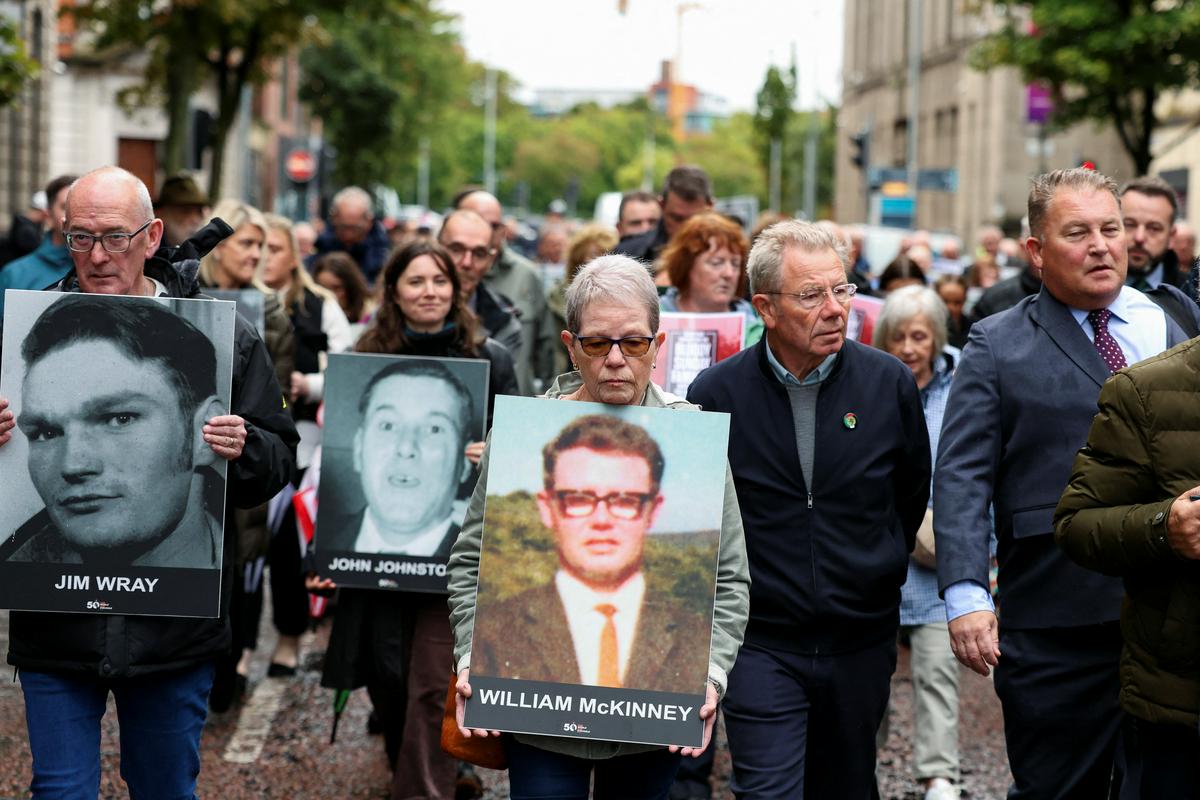 V Belfastu po 50 letih prvo sojenje za "krvavo nedeljo" na Severnem Irskem