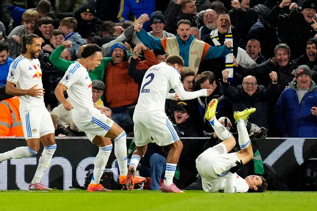 Bijol prvič odigral vso tekmo za Leeds