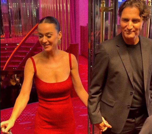 Katy Perry in Justin Trudeau prvič skupaj v javnosti