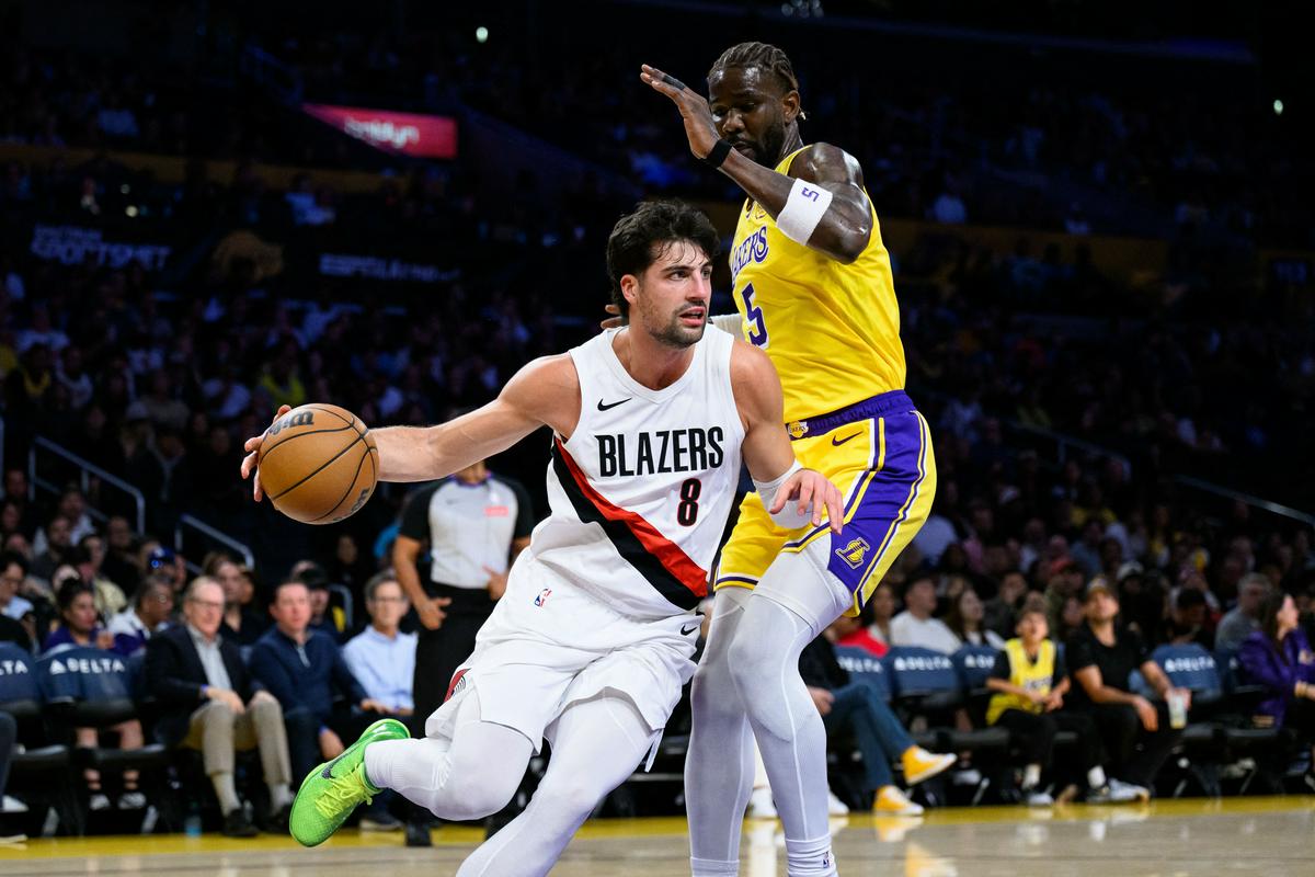 Portland v Los Angelesu ugnal močno oslabljene Lakerse
