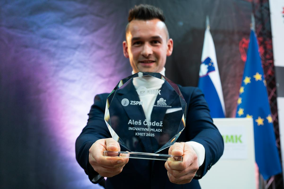 Inovativni mladi kmet 2025 je Aleš Čadež