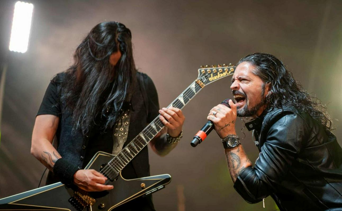 Ronnie Romero in Gus G v ljubljanskem Orto baru