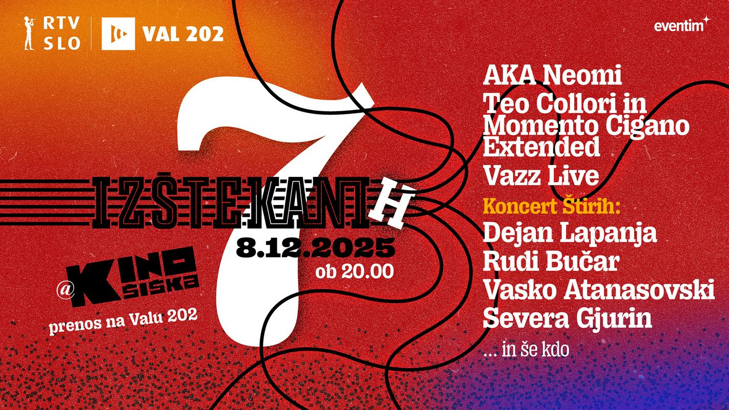 V Kino Šiška nocoj prihaja sedem izbranih na koncert Izštekanih 7
