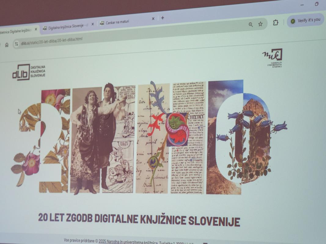 Ob 20-letnici digitalna knjižnica dLib ponuja že več kot 1,1 milijona zapisov