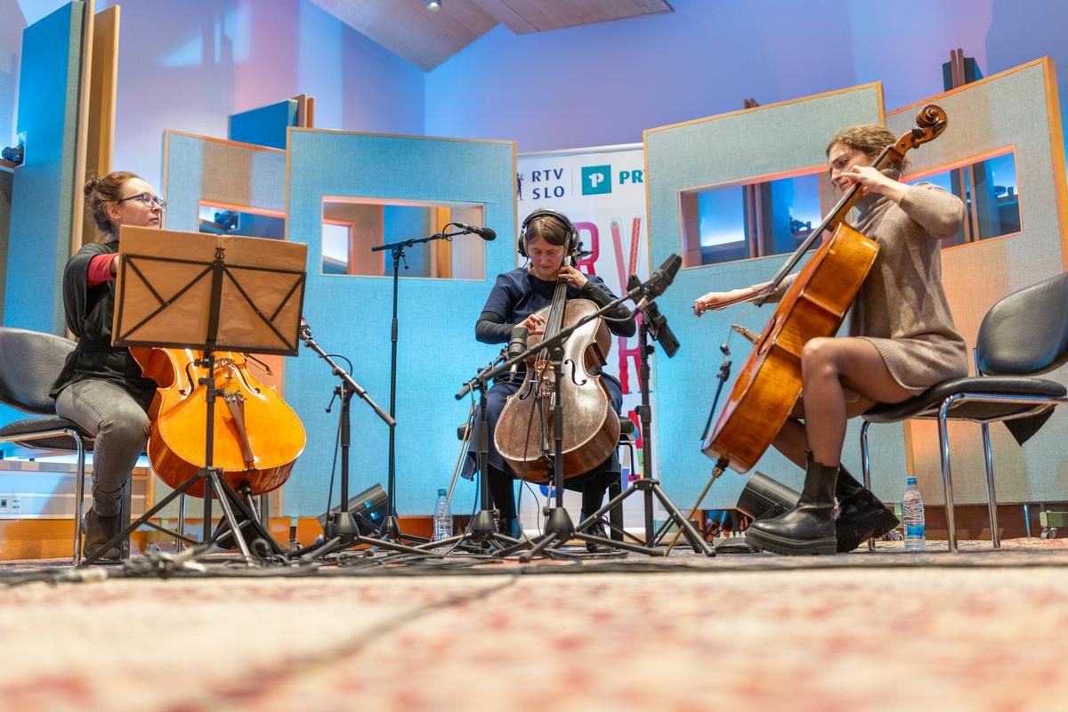 Violoncelli Itineranti v Prvi vrsti