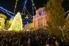 Ljubljana zasvetila v praznični podobi