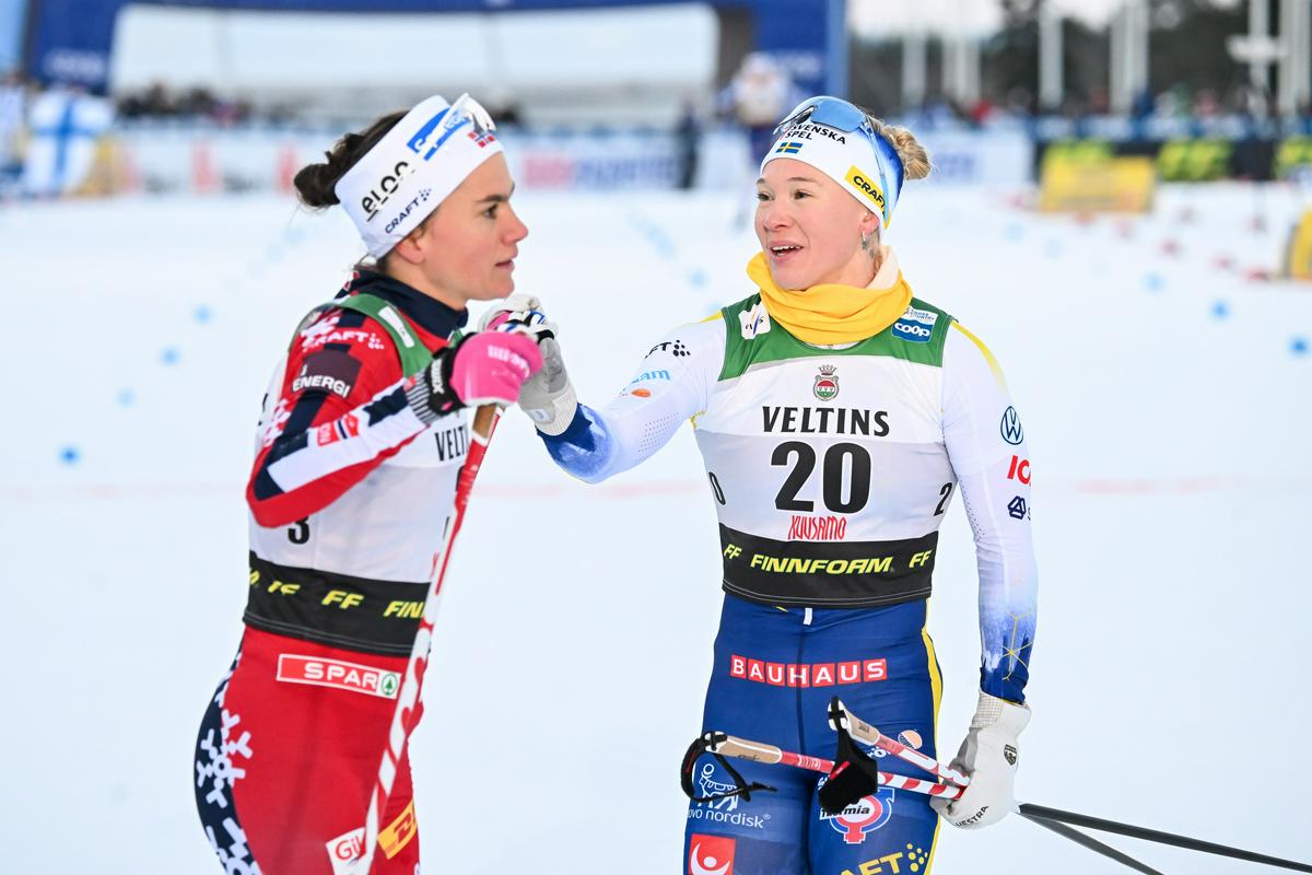 Tudi na drugi tekmi na razdalji do točk le Anja Mandeljc