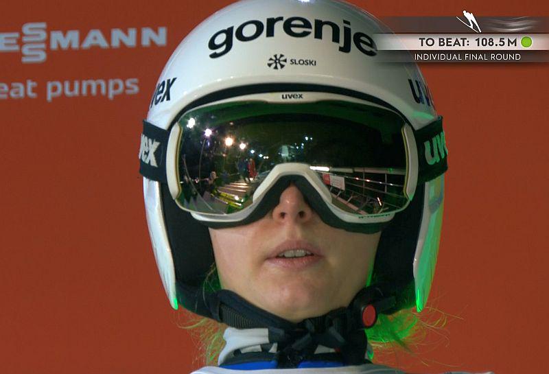 Nika Vodan med deseterico, prva točka kariere za Majo Kovačič