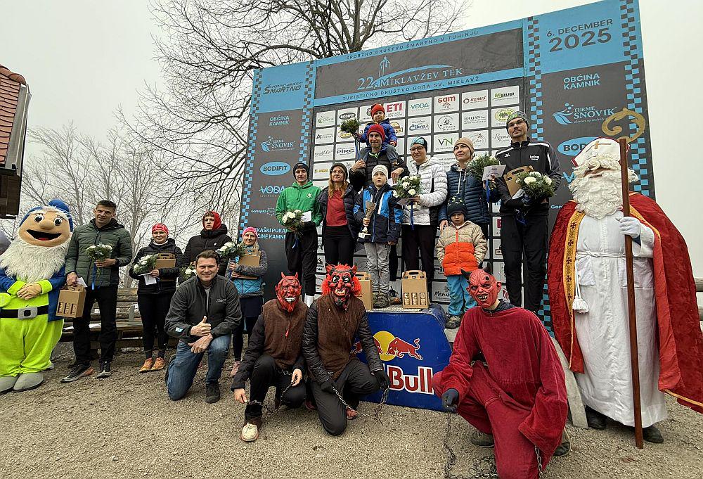 Timotej Bečan petič zapored zmagovalec Miklavževega teka