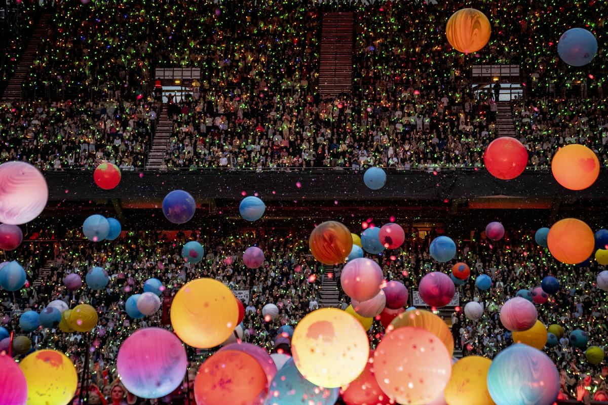 Koncertna statistika 25 let: največ vstopnic prodali Coldplay, največ zaslužila Taylor Swift
