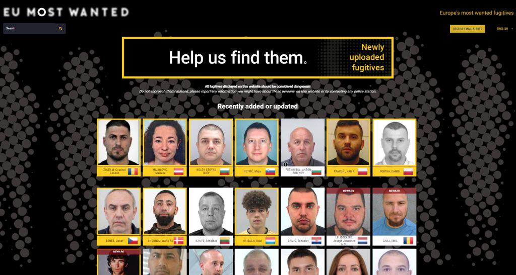 Na Europolovem seznamu najbolj iskanih ubežnikov po novem še dva Slovenca