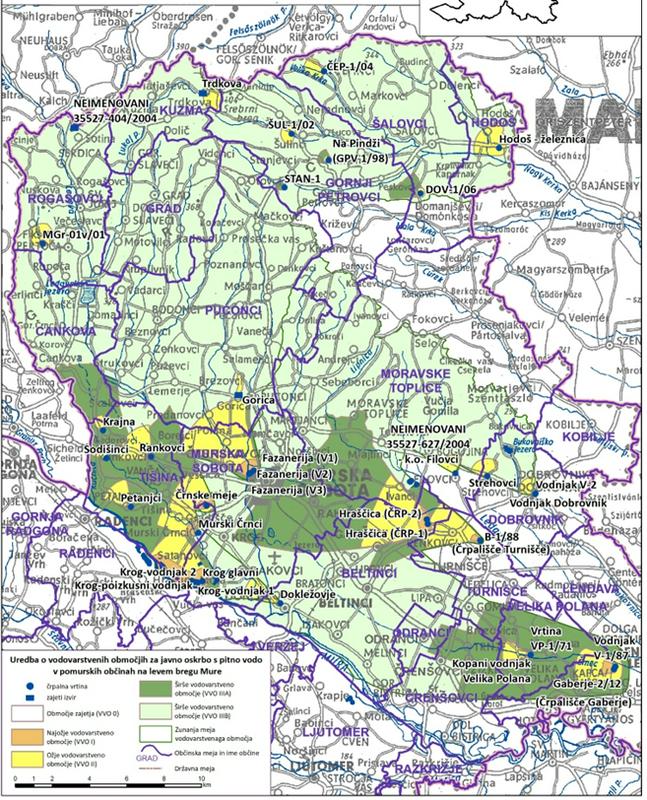 Načrti za širjenje vodovarstvenih območij v Prekmurju začasnjo umaknjen