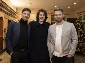 Producent Luka Murn, Režiser Filip Jembrih Jeras in scenarist ter avtor Rok Bohinc. Foto: RTV Slovenija