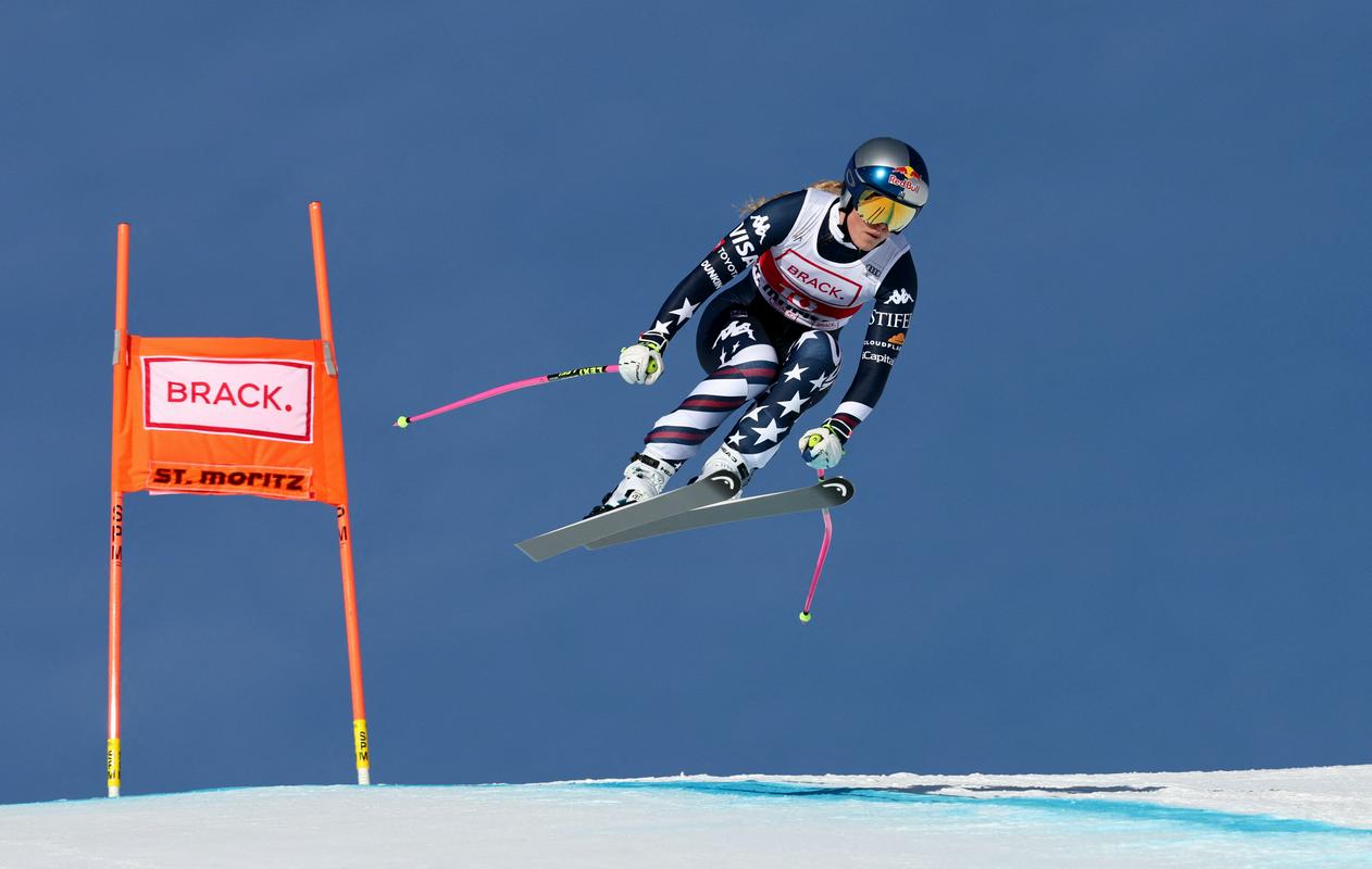 V St. Moritzu prvi ženski smuk sezone, izjemna predstava Lindsey Vonn