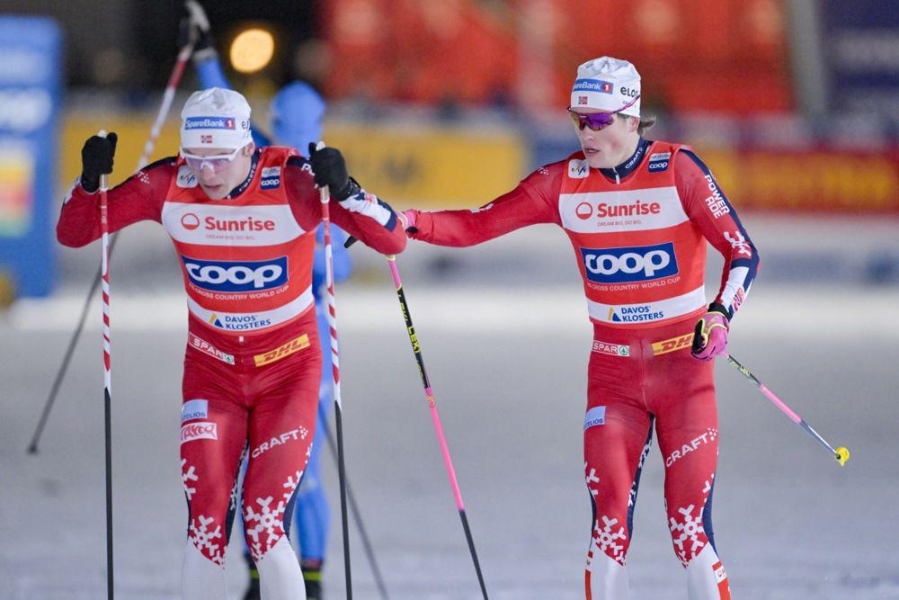 Nejc Štern in Vili Črv 12. na ekipnem sprintu v Davosu