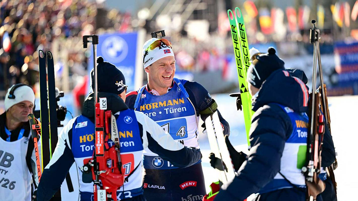 Norvežani dobili štafeto v Hochfilznu; Slovenija 10.