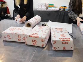 Božičkova tovarna daril v strogem centru Celja. Foto: Tanja Mojzer