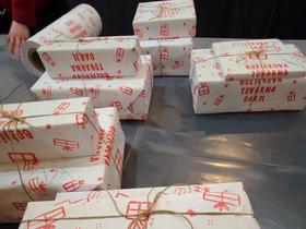 Božičkova tovarna daril v strogem centru Celja. Foto: Tanja Mojzer