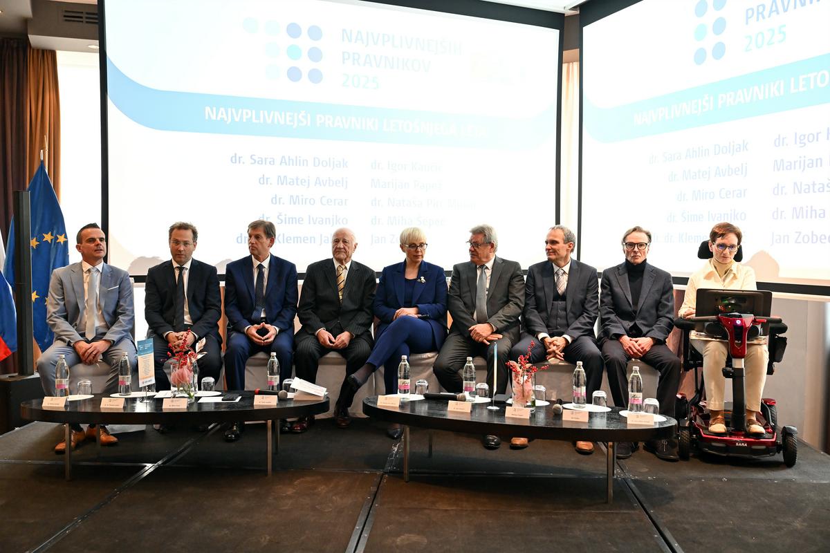 Razglasili so deset najvplivnejših pravnikov leta 2025