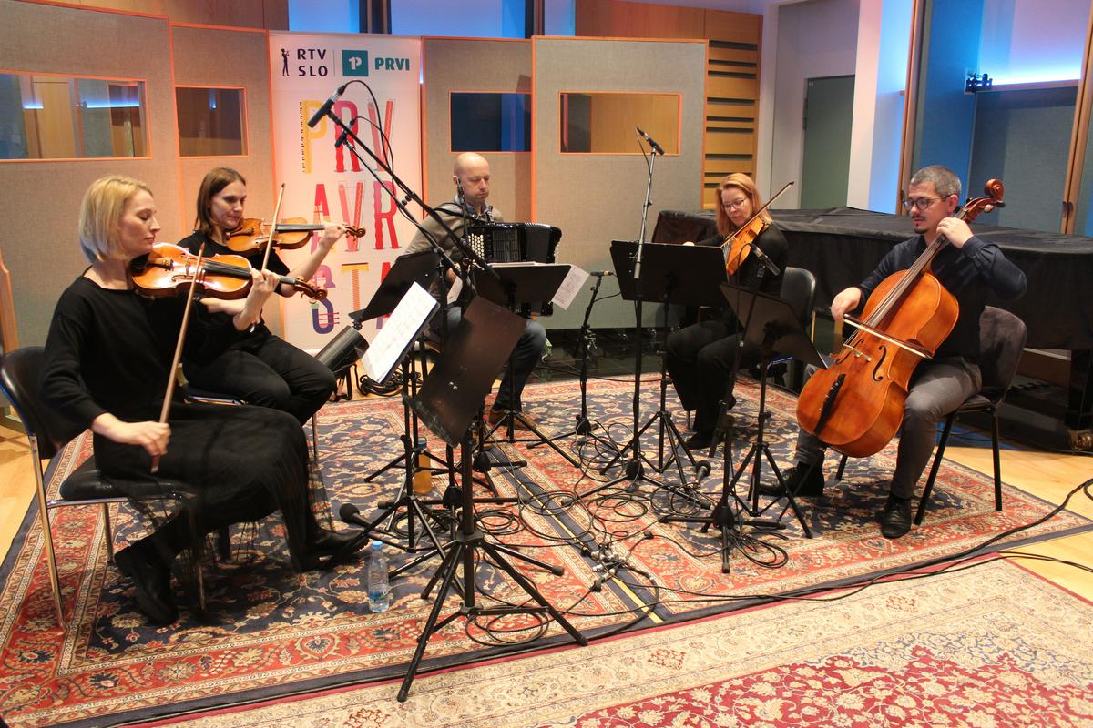 Godalni kvartet Allegria v Prvi vrsti