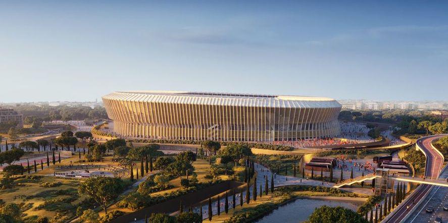 Roma predstavila načrte za stadion, ki naj bi gostil tudi Euro 2032