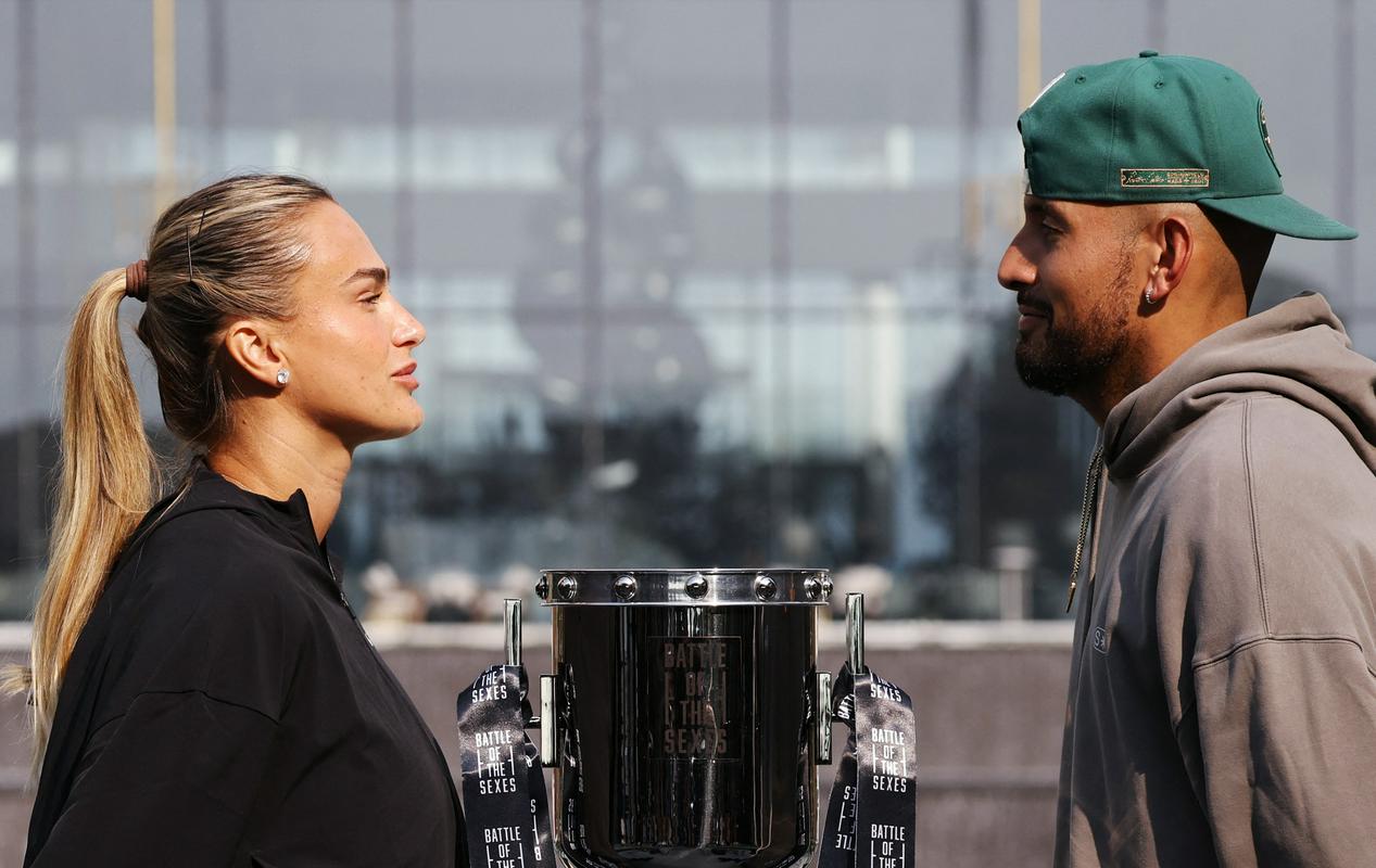 Kyrgios v bitki spolov v dveh nizih premagal Sabalenko