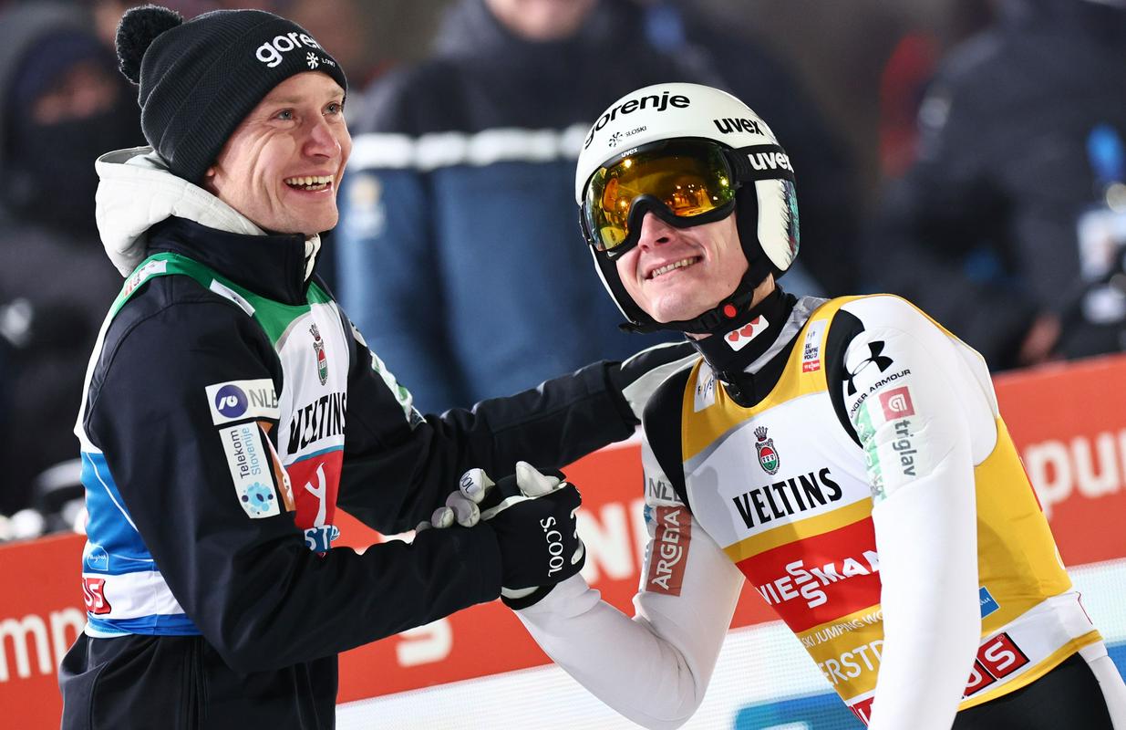 Hrgota: Pomagalo mu je, da je bil Domen že na prejšnjih tekmah v središču pozornosti