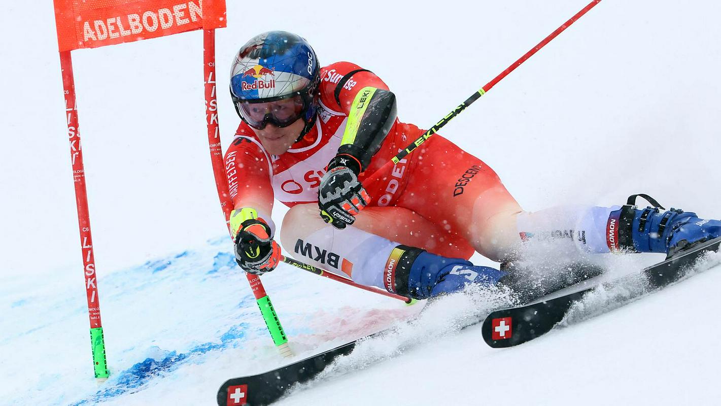 Veleslalom (M) v Adelbodnu; vodi Kristoffersen, Kranjec deseti