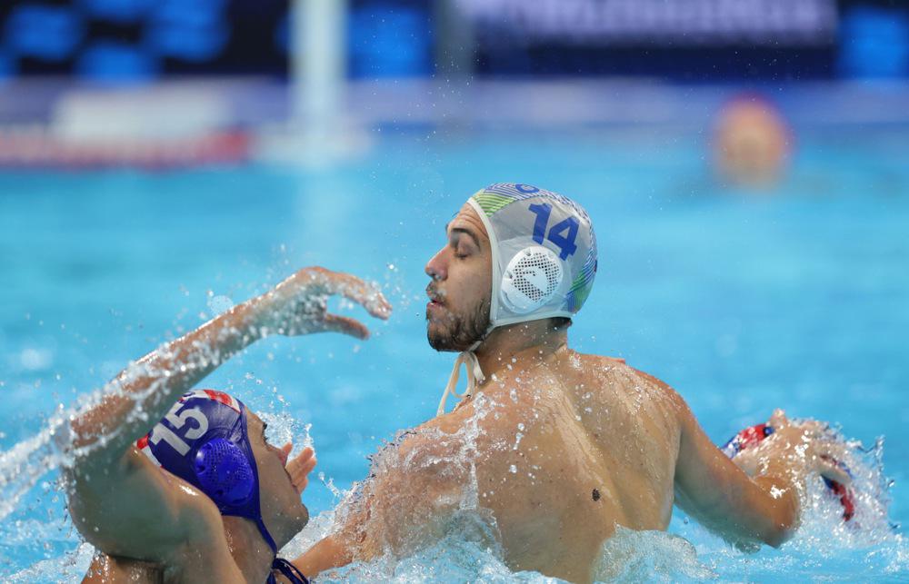 Ob 15.15 slovenski vaterpolisti igrajo z Grčijo