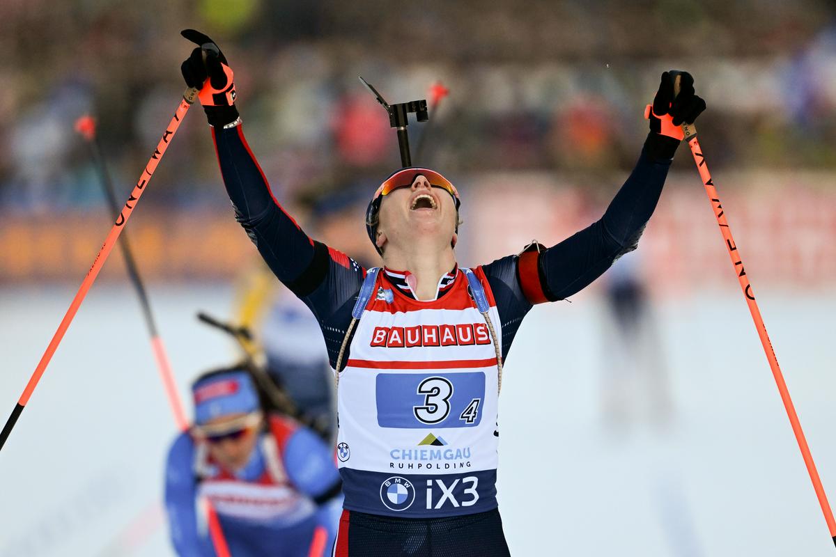 Maren Kirkeeide v teku poskrbela za zmago Norvežank, Slovenke šele 17.