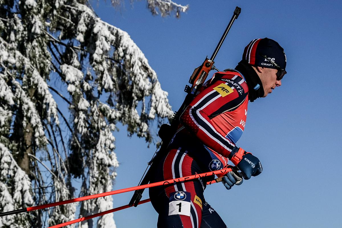 Štafeta biatloncev v Ruhpoldingu