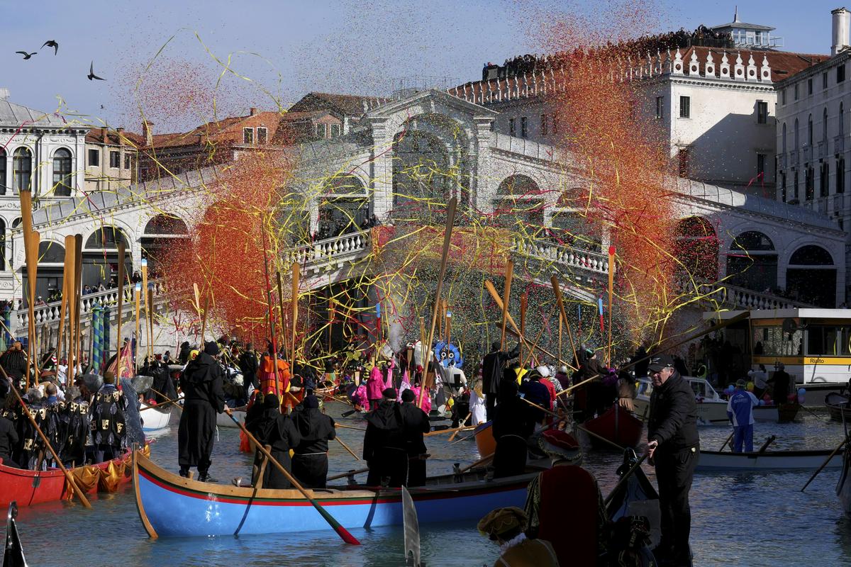 Tematika beneškega karnevala se letos vrti okoli olimpijskih iger