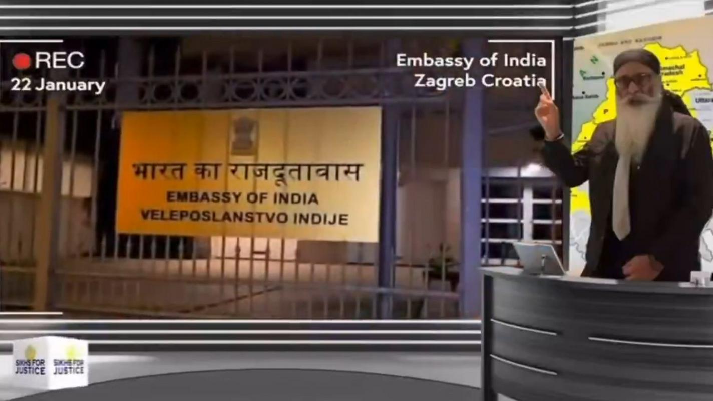 V indijsko veleposlaništvo v Zagrebu vdrli indijski separatisti