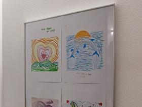 Osnutki poštnih znamk, nastali na delavnici Pionirskega doma Foto: Tanja Mojzer