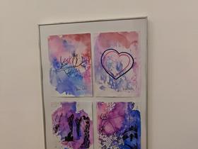 Osnutki poštnih znamk, nastali na delavnici Pionirskega doma Foto: Tanja Mojzer