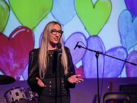 Predstavnica Kabineta poslovodstva in korporativnega komuniciranja Pošte Slovenije Simona Koser Šavora Foto: Barbara Reya