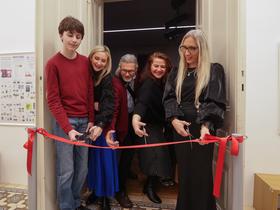 Otvoritev razstave osnutkov poštnih znamk Foto: Barbara Reya