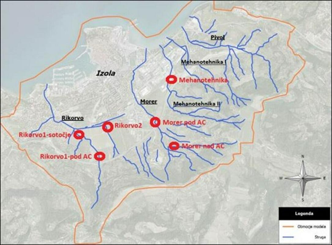 V Izoli gradijo šest zadrževalnikov za zaščito pred poplavami, dela naj bi zaključili do poletja
