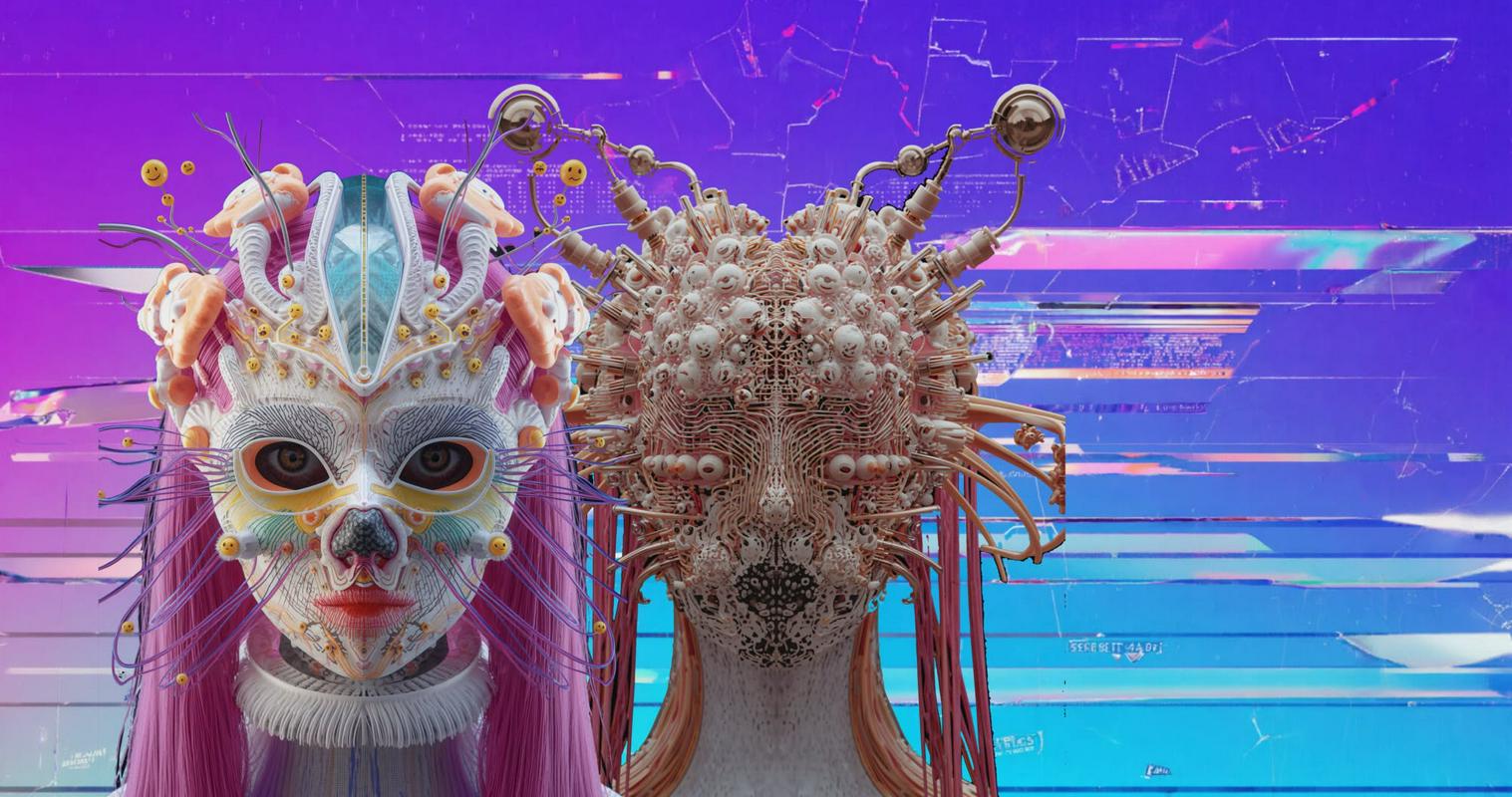 Umetnica ustvarila ekosistem digitalnega sveta, poseljen z virtualnimi Biomi