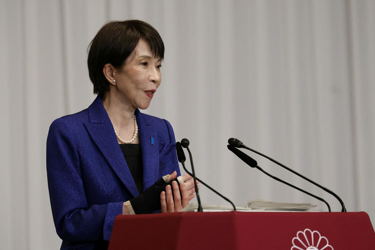 Japonska premierka Takaiči na volitvah dosegla dvotretjinsko večino