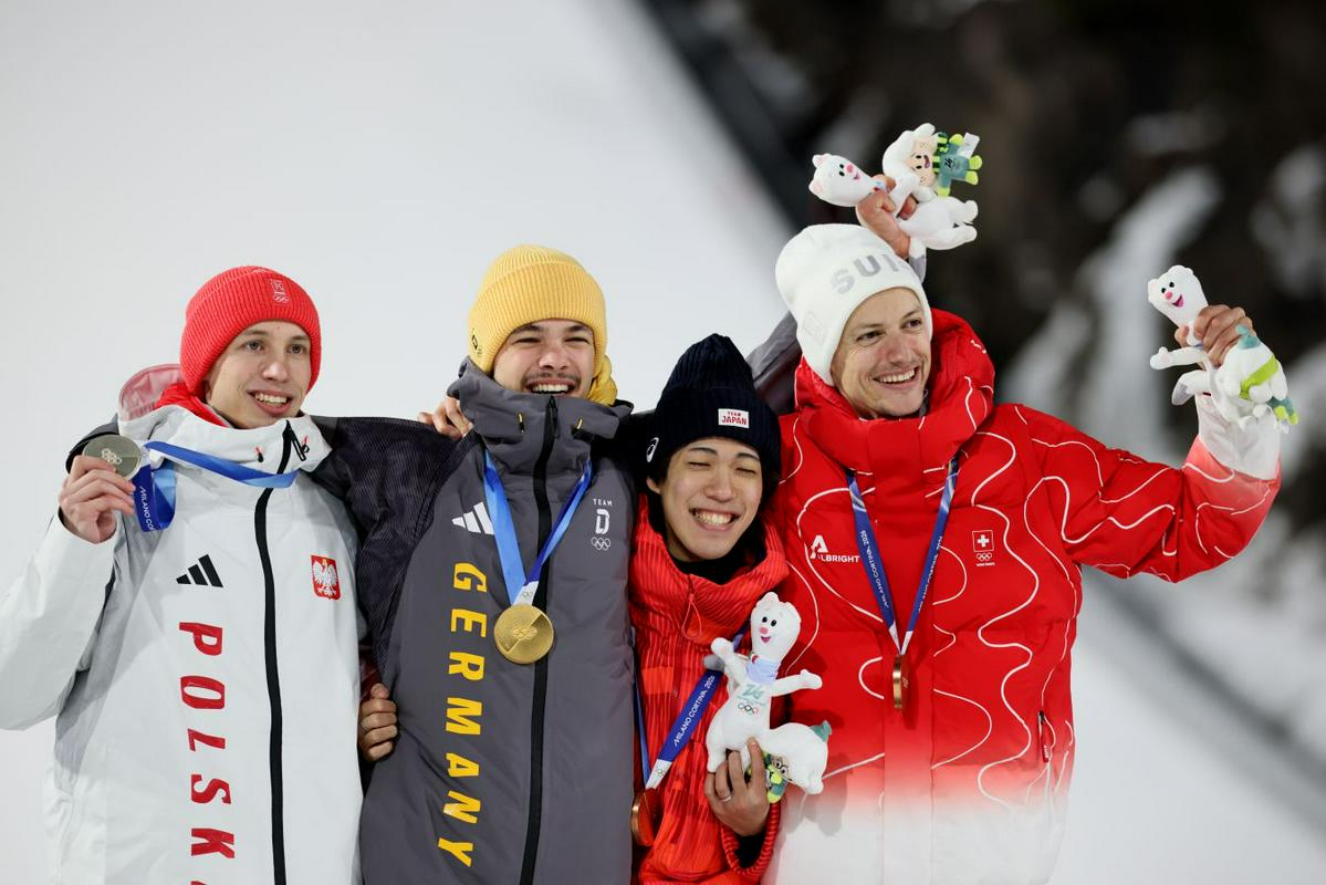 Veliko nemško-poljsko slavje, olimpijski bron s slovenskim podpisom