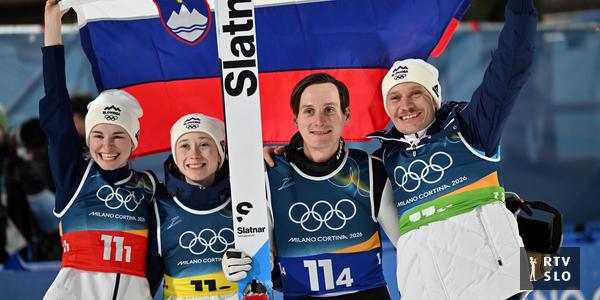 "Takšno medaljo sem si vedno želela. Da jo lahko delim z ekipo, je še bolj posebno." Kép