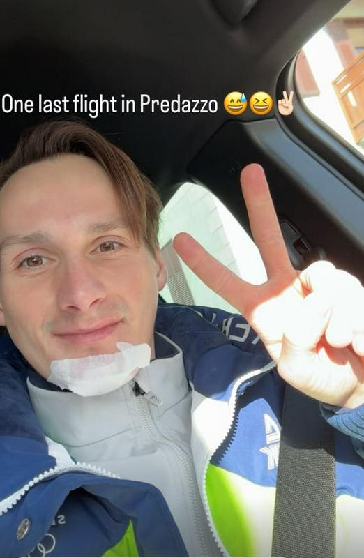 Domen Prevc v Predazzu še enkrat zajadral po zraku