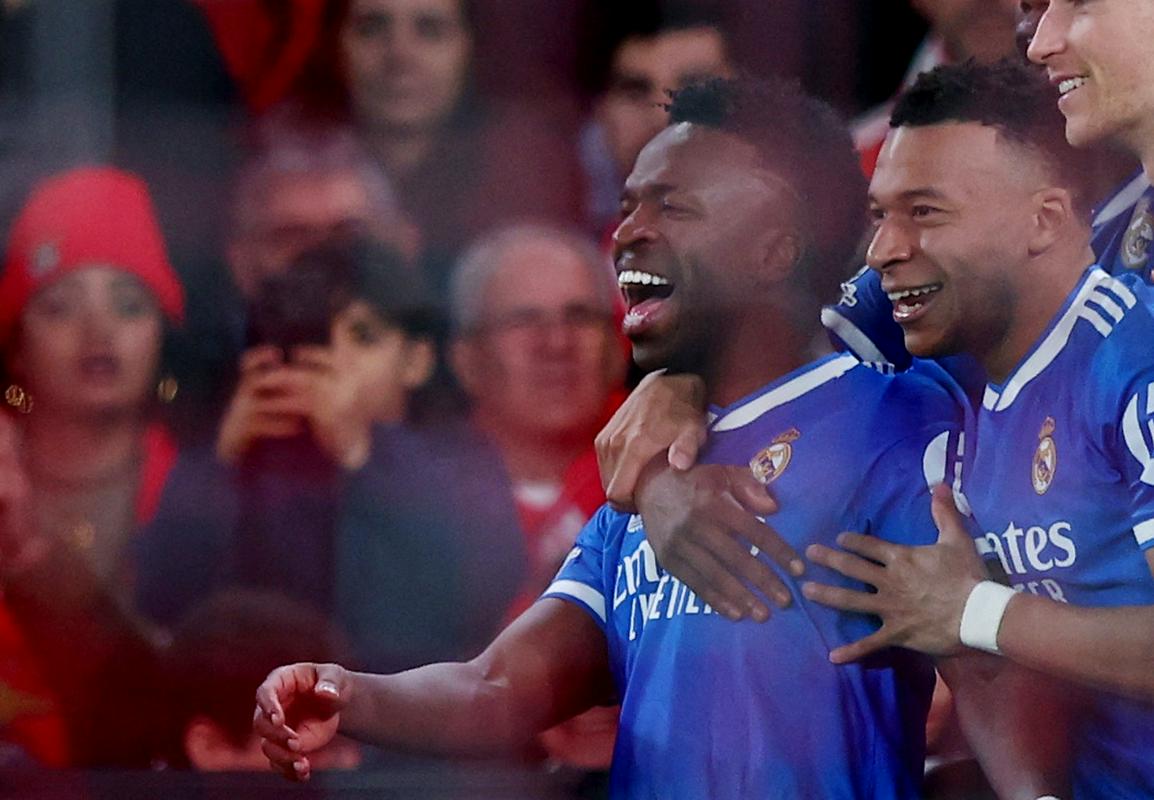 Vinicius Junior po tekmi v Lizboni: 