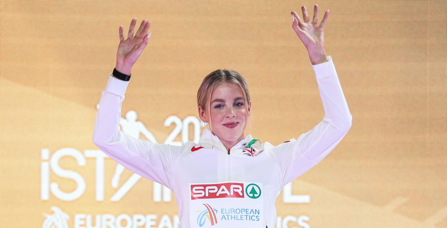 Keely Hodgkinson v Lievinu popravila svetovni dvoranski rekord Jolande Čeplak