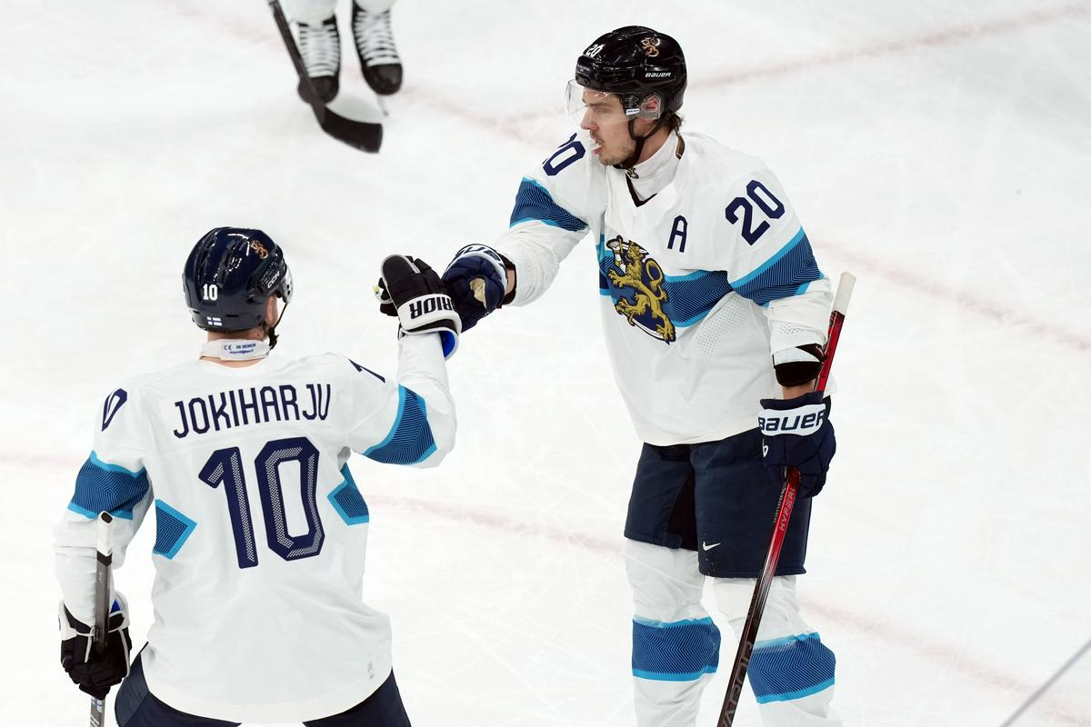 Slovaška - Finska 0:2 (druga tretjina)