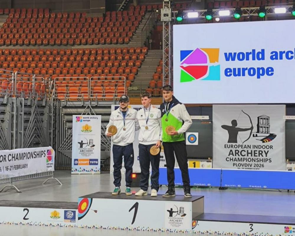 Lokostrelec Tim Jevšnik bronast na dvoranskem EP-ju